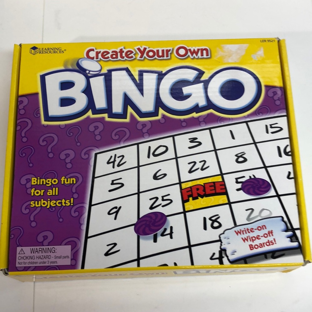 Learning Resources Create Your Own Bingo